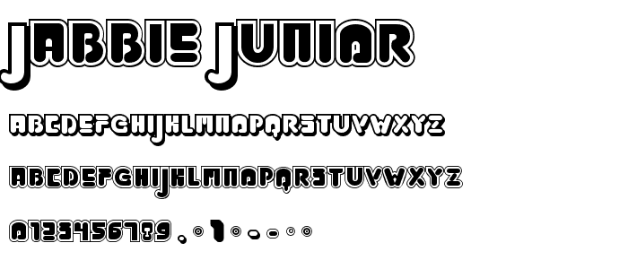 Jabbie Junior font